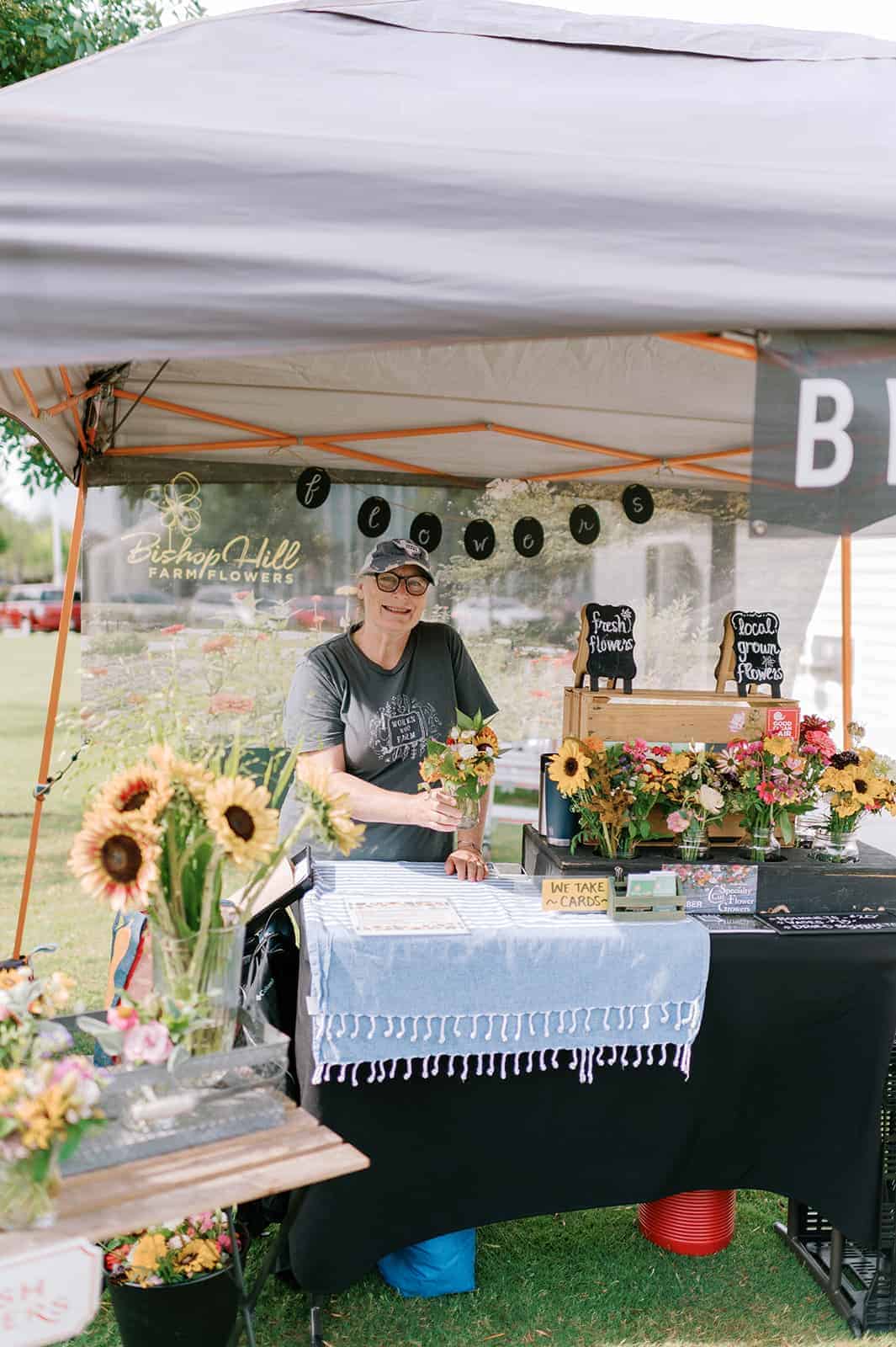 Hill Farm Flowers Coppell Farmer's Market